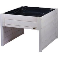 DOBAR Mähroboter-Garage, BxHxT: 79 x 56 x 73 cm, Holz - weiss Unkategorisiert online kaufen