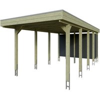 SKANHOLZ Einzelcarport »Friesland Set 12«, 314 x 708 cm (BxT), mit Abstellraum - gruen Rabatt: 11 % Unkategorisiert online kaufen