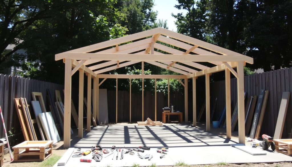 Carport Montage Schritt für Schritt