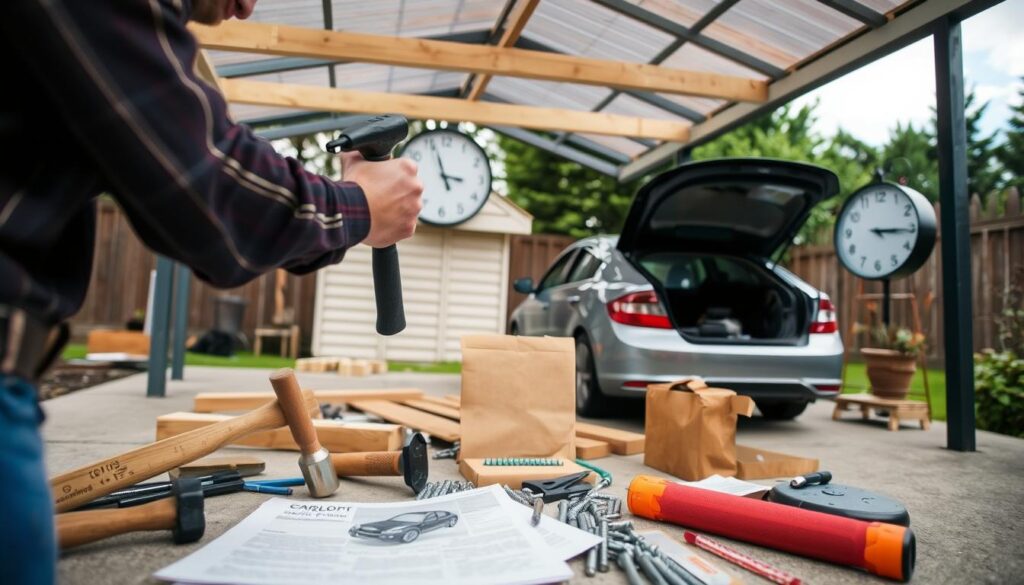 Carport Selbstmontage Zeitaufwand