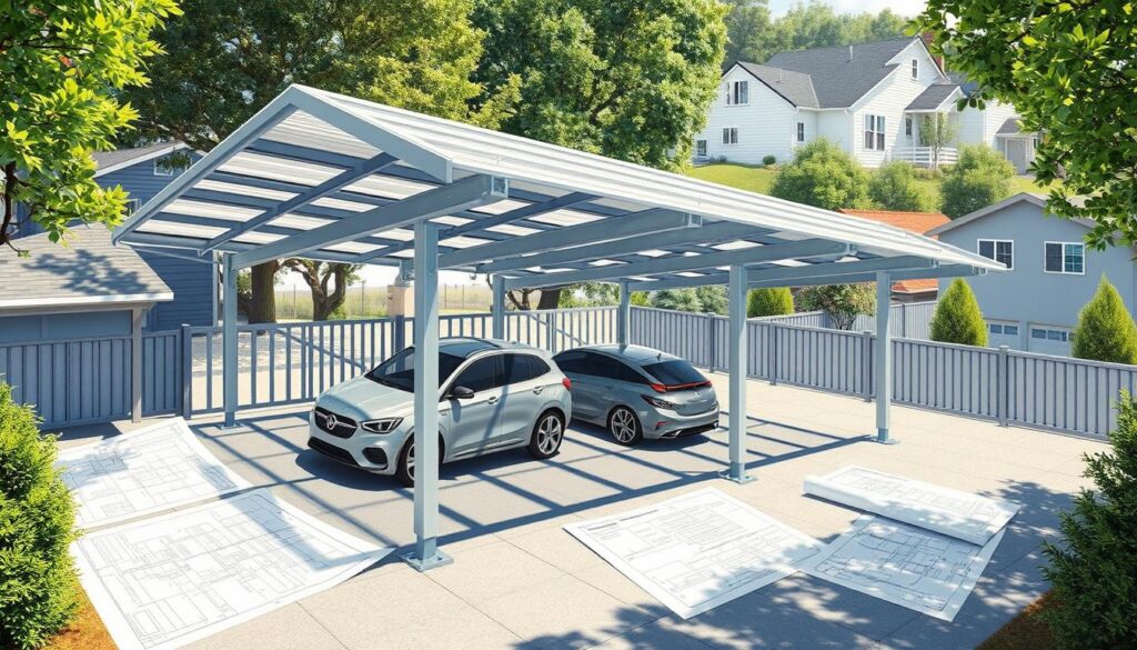 Carportanlage Genehmigungen