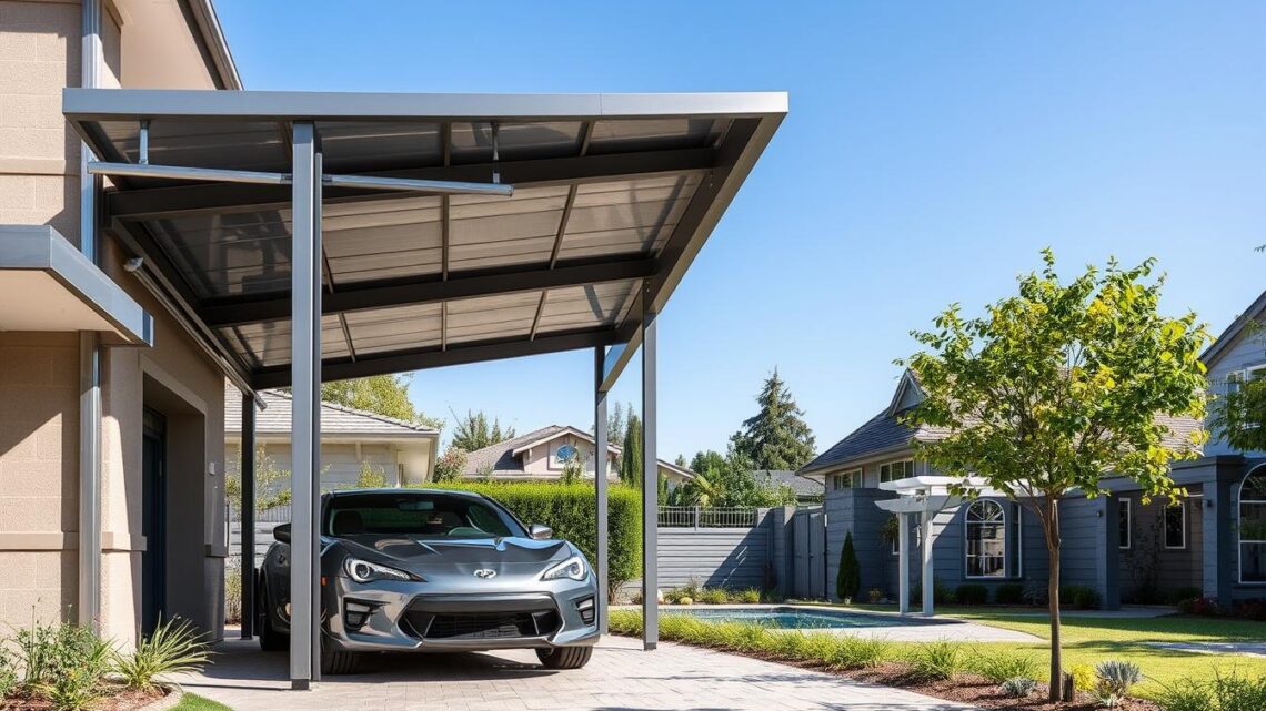 Carport Metall – Robuste Überdachung für Ihr Fahrzeug