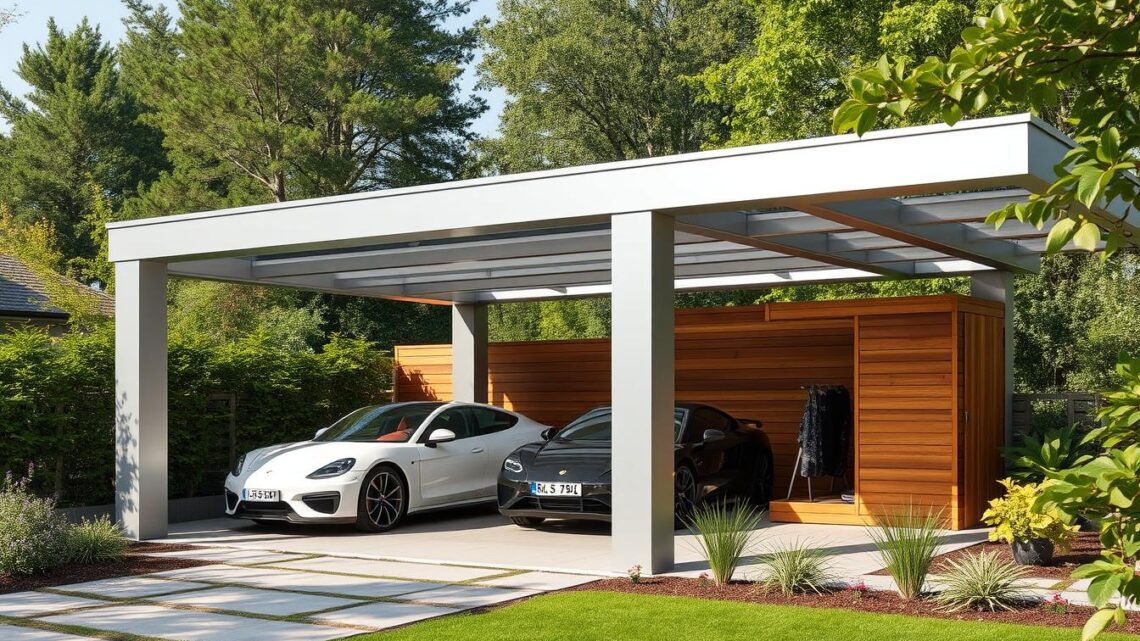 Carport mit Abstellraum – Praktische Baukonzepte