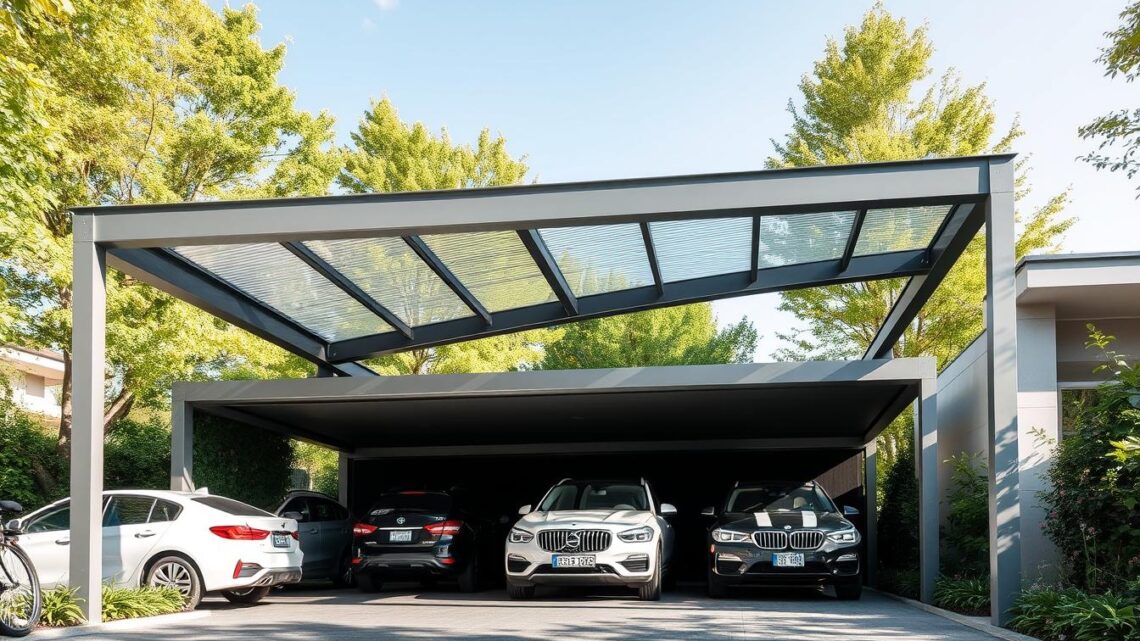 Carport Stahl – Robust und modern für Ihr Fahrzeug