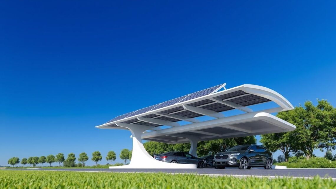 Solar Carport – Nachhaltige Parkplatzüberdachung