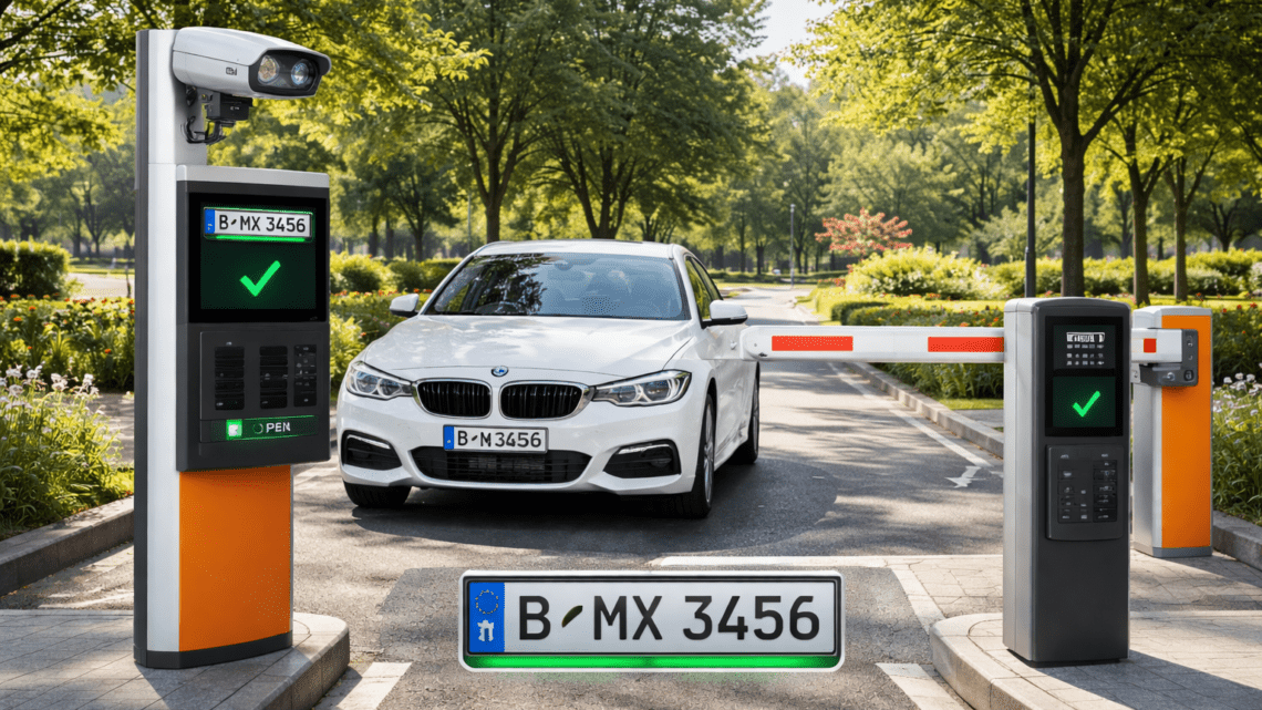 Kennzeichenerkennung und Zugangskontrolle in Parkanlagen